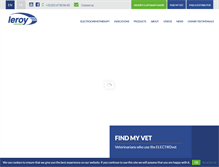 Tablet Screenshot of leroybiotech.com